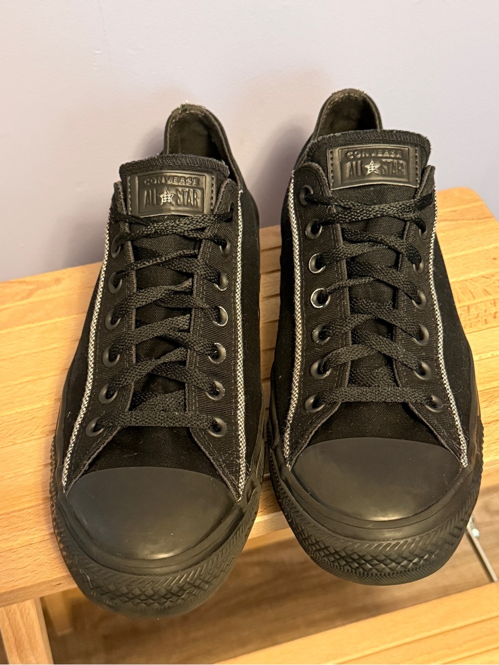 Black on Black Chuck Taylor’s